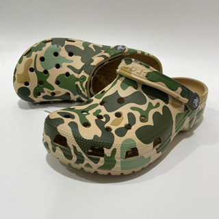 รองเท้า Crocs Classic printed camo clog ลายทหาร ไซส์ 36--45