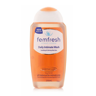 Femfresh Intimate Skin Care Daily Wash  ยาสีฟันสําหรับสตรี 250 มล .ผลิตภัณฑ์ทำความสะอาด