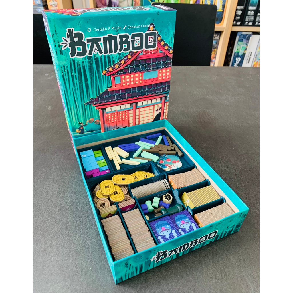[Plastic] Bamboo Borad Game: Organizer - ชุดกล่องจัดเก็บอุปกรณ์สำหรับเกมแบมบู