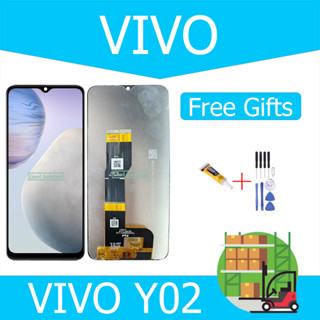งานแท้ LCD vivo y02 งานแท้ จอ  y02 หน้าจอพร้อมทัชสกรีน แถมชุดไขควง