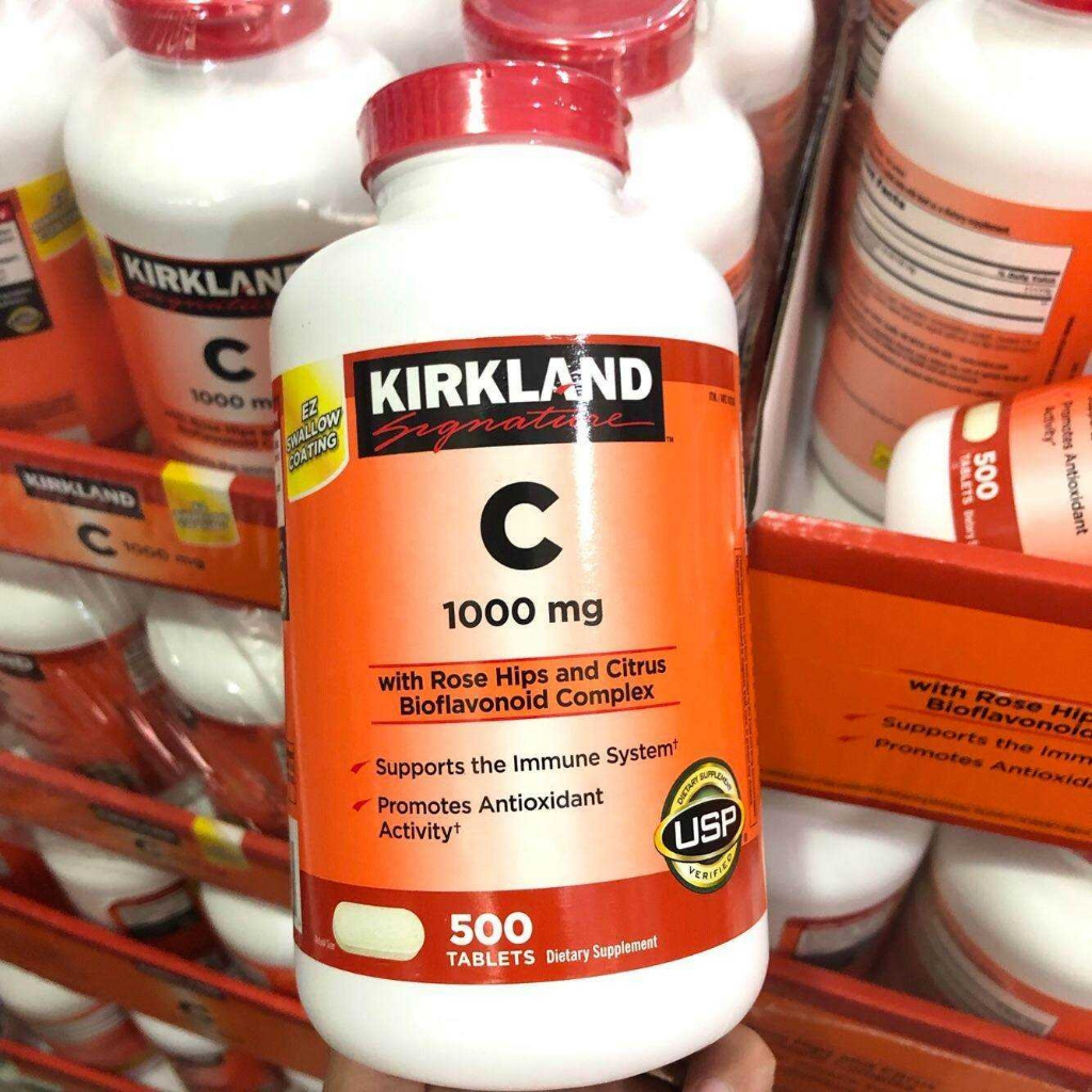 วิตามินซีเคิร์กแลนด์ Kirkland Signature Vitamin C 1000 mg. (500Tablets) ของแท้พร้อมส่ง