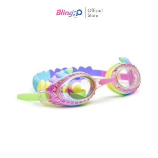 BLING2O แว่นตาว่ายน้ำเด็กยอดฮิตจากอเมริกา  Luvs Me Luvs Me not -Cotton candy แว่นว่ายน้ำแฟชั่น ใส่สบาย ของใช้เด็กน่ารัก