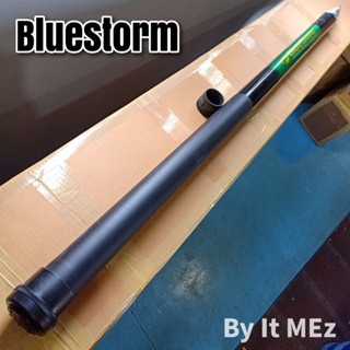 ของแท้ ราคาถูก ❗❗ คันชิงหลิว คันกระบอง ไม้ส้าว Bluestorm ความยาว 10 เมตร Action:30-50 G. Fishing rod (เขียว)