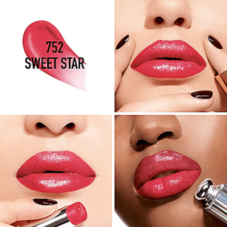 Beauty-Siam แท้ทั้งร้าน !! แบ่งขายลิปสติก DIOR LIPSTICK สี 752 SWEET STAR ขนาด 0.5 กรัม พร้อมแปรงทาลิป