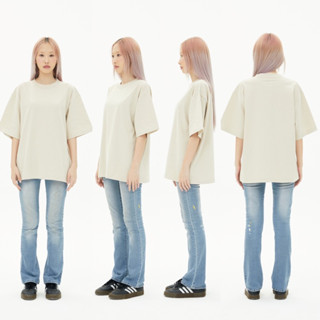 OV23 OVALTINE  เสื้อยืดสีโอวัลติน Cotton20 Oversize