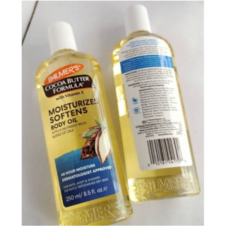 บอดี้ออยล์Palmer’s Cocoa Butter Moisturizes Softens Body Oil with a nutrient rich blend of oils  250 ml