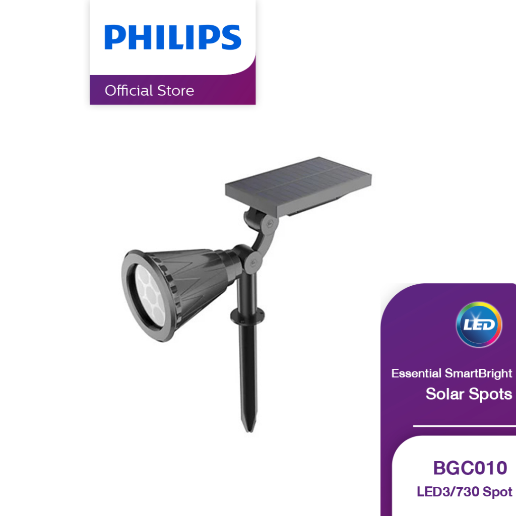 Philips Lighting Essential SmartBright Solar Spots BGC010 LED3/730 Spot
