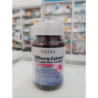 Vistra Bilberry Extractplus Lutein Beta-Carotene 30 Capsules