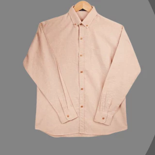พร้อมส่ง💯 เสื้อเชิ้ตคอปก แขนยาว(ทรงตรง) สีชมพูอ่อน 🎀มีอก 38-56 นิ้ว🎀(ไซร์เล็ก-ไซร์ใหญ่)