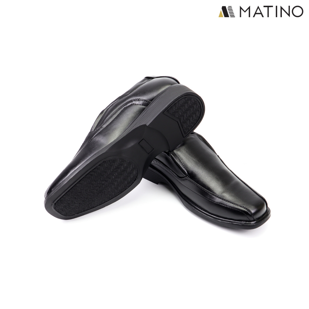 MATINO SHOES รองเท้าชายคัทชูหนัง รุ่น MNS/B 3022 - BLACK