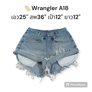 🏷️ Wrangler กางเกงยีนส์ขาสั้นเอวสูง กางเกงยีนส์ขาสั้นสุดแซ่บ🔥🔥