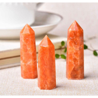 1 Pc Sunstone Crystal Tower - Sunstone Point - Crystal Obelisk - Gemstone Wand - Healing Crystal - Meditation