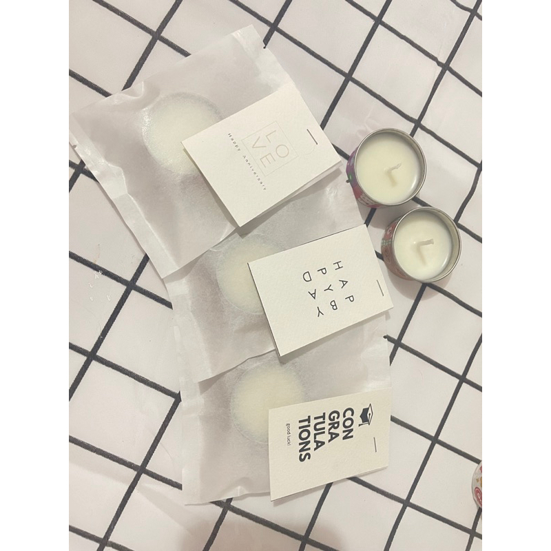 [พร้อมส่ง] เทียนหอม🕯️ ของขวัญวันปัจฉิม​ วันเกิด วันครบรอบ น่ารักๆ