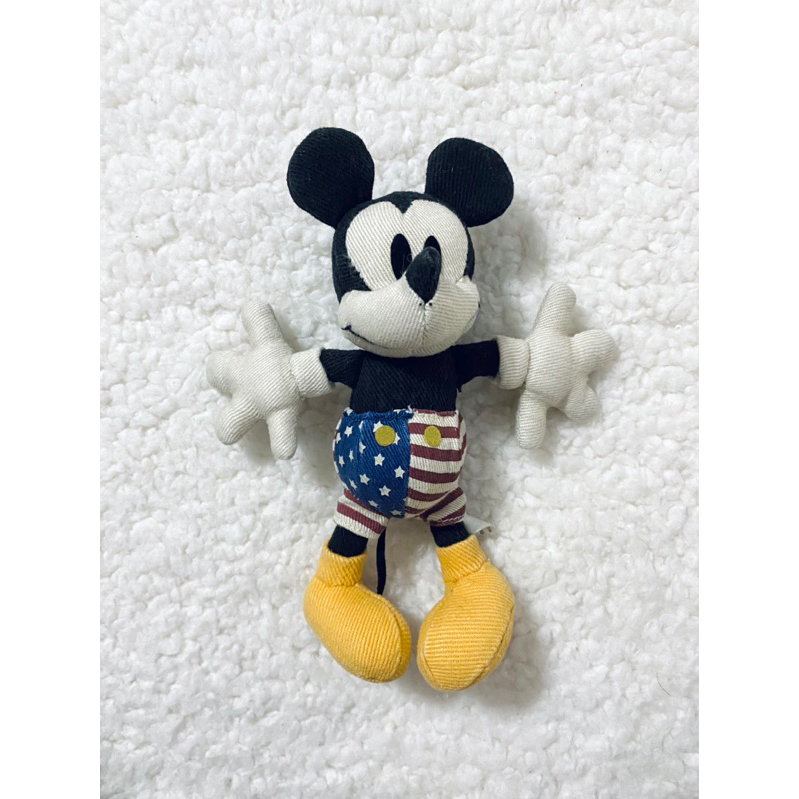 เข็มกลัด ตุ๊กตา มิกกี้เมาส์ กางเกงลายธงชาติ 🇺🇸 Mickey