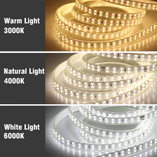 ไฟเส้น แถบไฟ LED ความหนาแน่นสูง ยืดหยุ่น ไฟปีใหม่ 220V ไฟแต่งสวน ไฟติดห้อง เปลี่ยนฟรี ไฟสายยาง 5M/ 10M/15M/20M