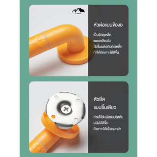 ราวจับกันลื่นพยุงตัวในห้องน้ำ สำหรับผู้สูงอายุ ผู้พิการ ผู้หญิงตั้งครรภ์ ป้องกันอุบัติเหตุ BE-60E