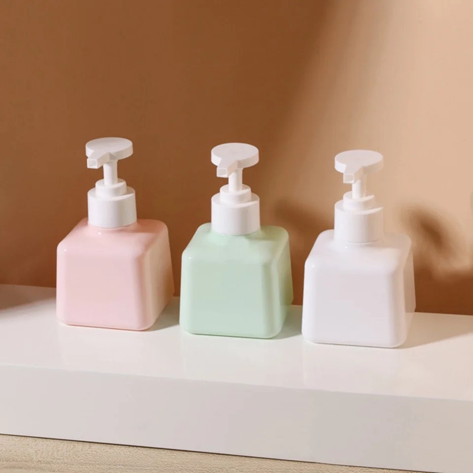 ขวดปั้มโลชั่น 300ml ใส่สบู่เหลวหรือครีม ทรงมินิมอล ขนาดพกพา ส่งไว