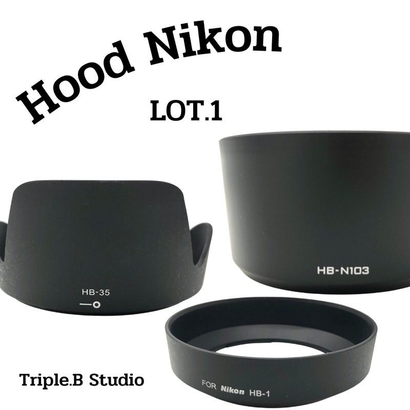 (พร้อมส่ง) Hood Nikon ฮูตเลนส์นิคอน 35 / 10-30 / 30-110 / 18-35 / 18-200 / 18-55 / 10-100 / 70-300 / 70-200 / 43-86