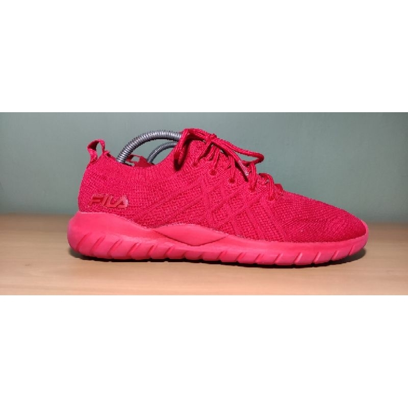 รองเท้า Fila Walking Shoes Crimson Red Sky Weave Size US 44/28 cm