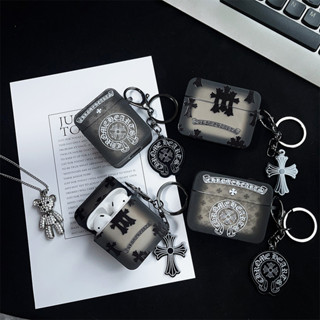 เคสแอร์พอด 3 Case Airpods 3 pro2 case บัตรน้ำขึ้นน้ำลง เป็นที่นิยม Chrome Hearts  Airpod 3 pro2 เคส Airpod 1 gen2 case