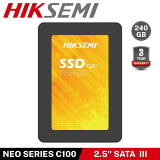 240GB SSD (เอสเอสดี) HIKSEMI NEO C100 3D NAND SATA III 6Gb/s (HS‐SSD‐C100) ประกัน 3 ปี