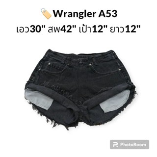 🏷️ Wrangler กางเกงยีนส์ขาสั้นเอวสูง กางเกงยีนส์ขาสั้นสุดแซ่บ🔥🔥