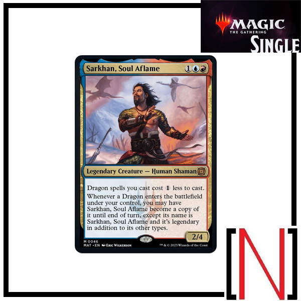 [MTG][Single][MAT] Sarkhan, Soul Aflame ระดับ Mythic [ภาษาอังกฤษ]