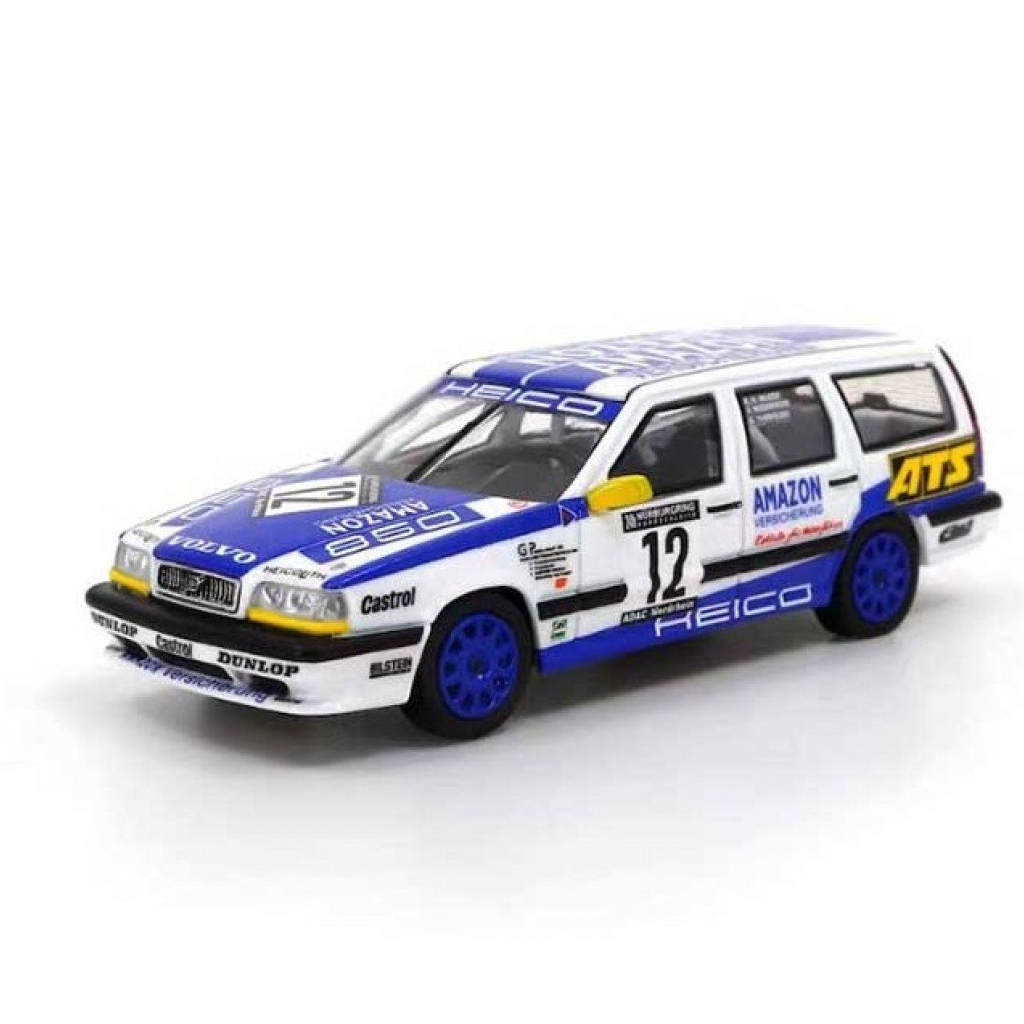 Poprace PR64-850-95N2414 1/64 VOLVO 850 24H NURBURGRING 1995 HEICO MOTORSPORT No. 14 DIECAST SCALE M