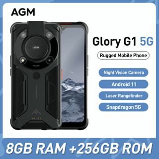 AGM Glory G1 Global 5G Network 8GB RAM 256GB ROM Android Snapdragon 480 Octa Core NFC Laser Rangefinder Night Vision Cam