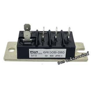 6RI30E-080 FUJI โมดูล Brand: FUJI,Description : Power diode module, 6-Pack, 800 VOLTS 30 AMP,Package: MODULE