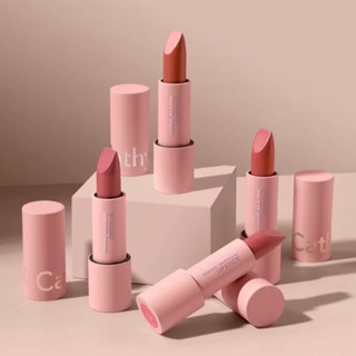 Cathy Doll Nude  Matte Lipstick (3.5g)ลิปสติกเนื้อกำมะหยี่แมทท์ เนียนละเอียดนุ่มละมุนปาก บางเบาสีชัด เกลี่ยง่าย