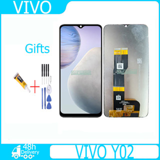 งานแท้ LCD vivo y02 งานแท้ จอ  y02 หน้าจอพร้อมทัชสกรีน แถมชุดไขควง