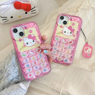 💕จัดส่ง24ชม TH💕iPhone 14 13 12 11 Pro Max เคส for เคสไอโฟน11น่ารัก Hello Kitty บางเบาพกพาง่าย การ์ตูน Case