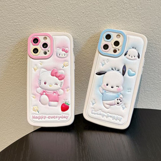 💕พร้อมส่ง💕iPhone 14 13 12 11 Pro Max เคส for เคสไอโฟน11น่ารักลูกสุนัข บางเบาพกพาง่าย การ์ตูน ลูกแมว Case