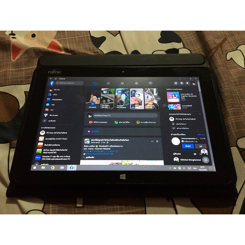 Fujitsu Arrows tab Q506 จอสัมผัส ใส่ซิมได้