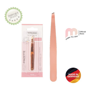 Titania - แหนบหัวตัด (Tweezers) สี Rose Gold