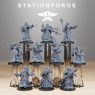 Warhammer 40k proxy Forager Preachers - 3d print miniature boardgame model war game - StationForge