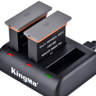 🇹🇭 KingMa DJI Osmo Action Battery and Charger แบตเตอรี่กล้อง แท่นชาร์จ