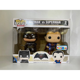 Funko Pop Batman VS. Superman DC Metallic Exclusive  Pack 2