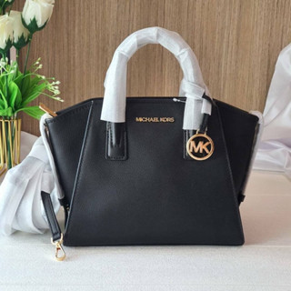 🍀🍀มีสองสี MK MICHAEL KORS 35F1G4VM2L Avril Small Logo Top-Zip Satchel 🍀🍀