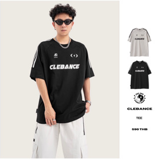 THEBOY-CLEBANCE เสื้อยืดแขนสั้น Street Style