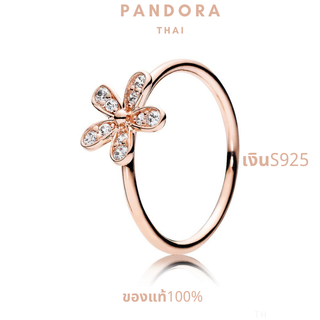 THAI🏅💎สินค้าพร้อมส่งในไทย💎Pandoraแท้ แหวนpandora เงินS925 pandoraแหวน ของแท้100% แหวนผู้หญิง เครื่องประดับ ของขวัญ