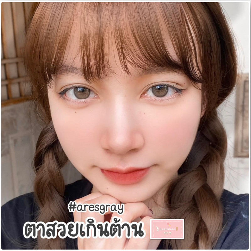 GLITZLENS ARES GRAY คอนแทคเลนส์รายเดือน เลนส์นิ่ม ใส่สบาย ไม่โป๊ะ - รูปที่ 5