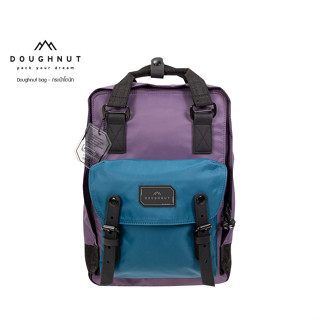 DOUGHNUT BAG : MACAROON CLASSIC GAMESCAPE SERIES : PURPLE PANSY X DARK TEAL (กระเป๋าเป้โดนัท น้ำหนักเบา สามารถกันน้ำได้) ( รหัสสินค้า 09255 )