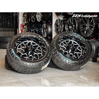 ล้อ OASIS OFF-ROAD​ขอบ20"กว้าง10 offset -24พร้อมยางไทย 275/55R20