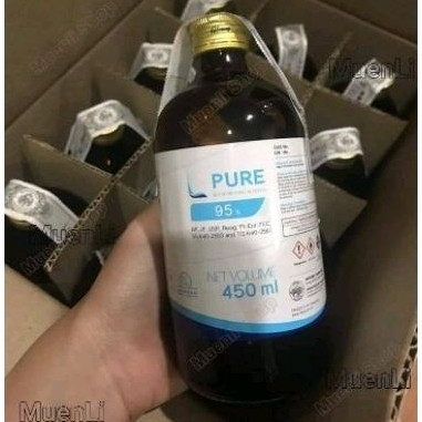 L Pure 450 ml.เอทิลแอลกอฮอล์95%