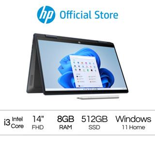 HP Pavilion x360 Laptop 14-ek1018TU/ 14-ek1019TU 13th Gen Intel® Core™ Processors i5-1335U/i3-1315U/16 GB/14-ek1019TU  i3-1315U 8GB / 512GB Office H&amp;S 2021 /2Yrs Onsite