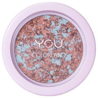 Y.O.U COLORLAND AURORA MUSE EYESHADOW อายแชโดว์เม็ดสีประกาย