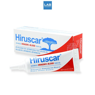 Hiruscar Advanced Dragon’s Blood Scar Gel 8 g. - ฮีรูสการ์ แอดวานซ์ ดราก้อน บลัดเจล 8 กรัม เจลช่วยให้ผิวดูเรียบเนียน ช่วยให้ แผลเป็น รอยดำแลดูจางลง