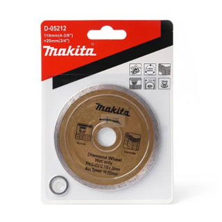 Makita D-05212 ใบตัดเพชร 4 นิ้ว ตัดน้ำ เรียบ (หนา 1.6 mm.) ของแท้พร้อมส่งโดยตัวแทนจำหน่าย